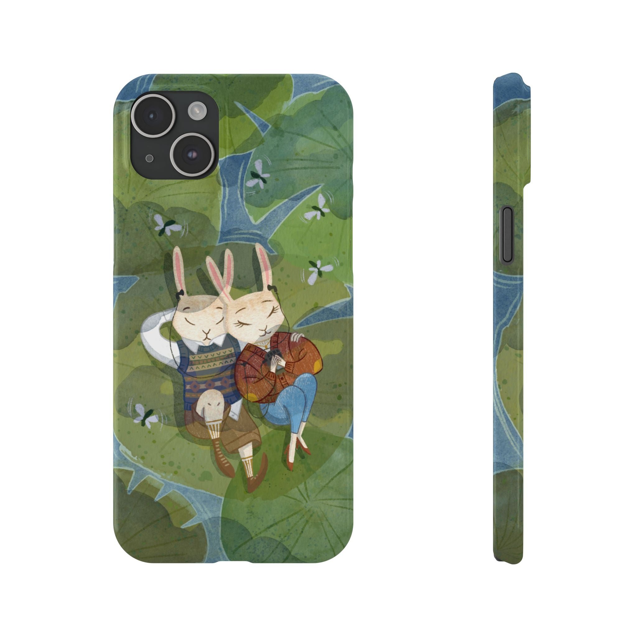 Whimsical Bunny Phone Cases for Animal Lovers and Nature Enthusiasts | Cute, Fun Design, Gifts for Friends, Birthday, Easter, Spring