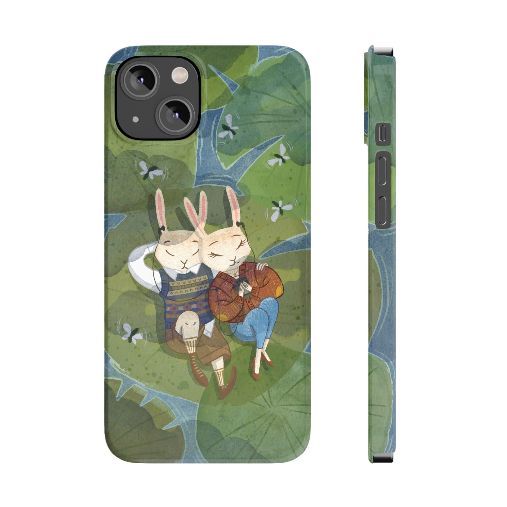 Whimsical Bunny Phone Cases for Animal Lovers and Nature Enthusiasts | Cute, Fun Design, Gifts for Friends, Birthday, Easter, Spring