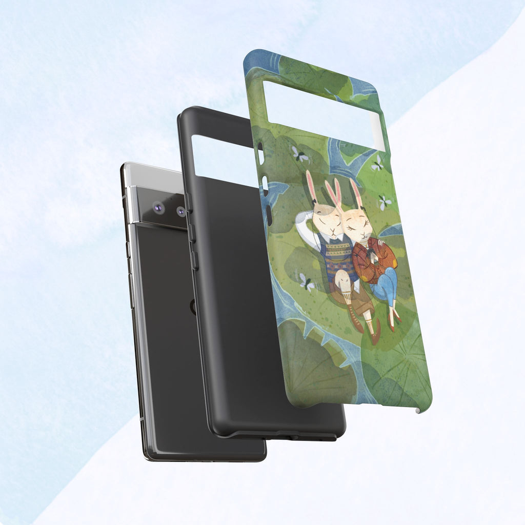 Cute Bunny Phone Case, Rabbit iPhone Cover, Nature Lovers Gift, Animal Lover Accessory, Eco-Friendly Case for Moms
