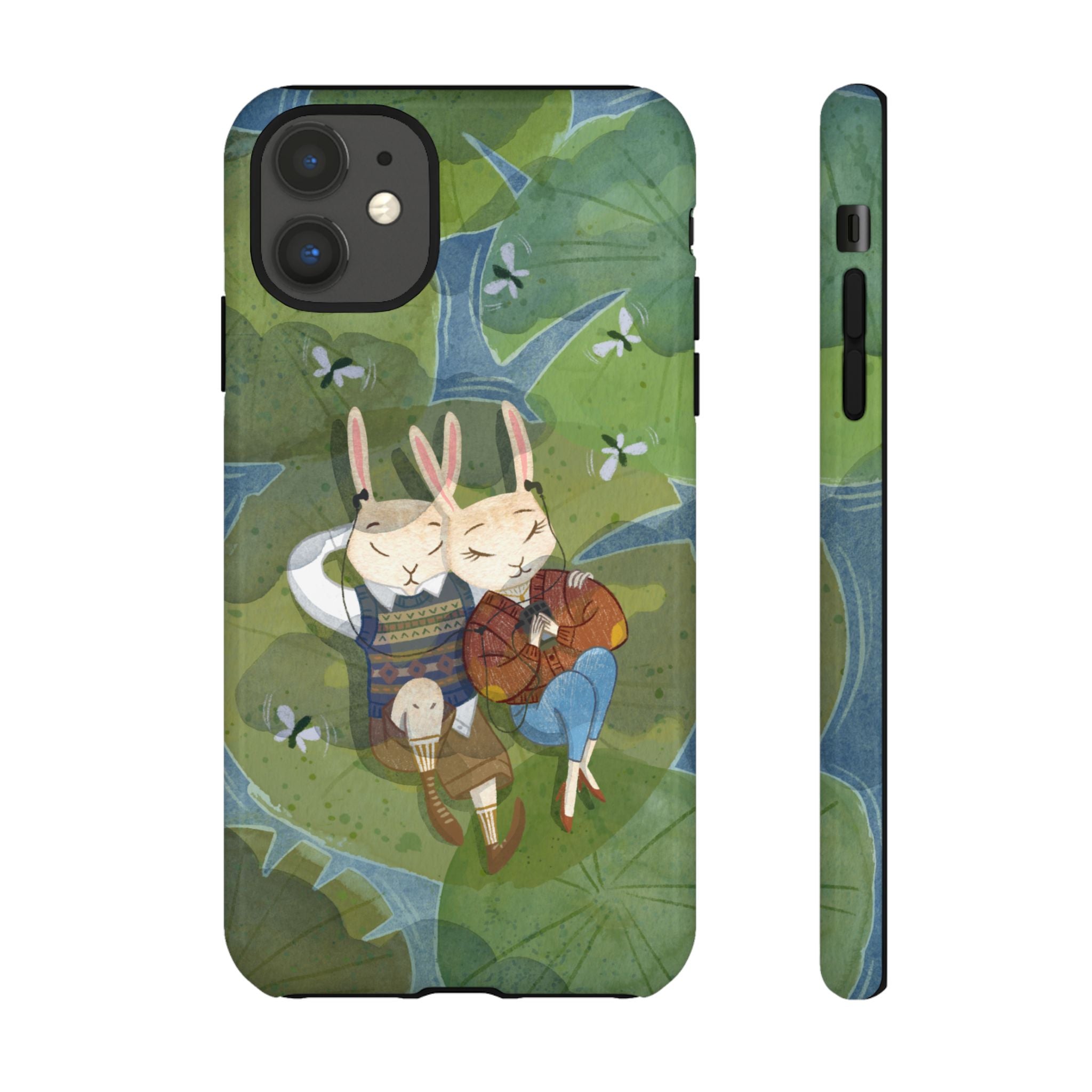Cute Bunny Phone Case, Rabbit iPhone Cover, Nature Lovers Gift, Animal Lover Accessory, Eco-Friendly Case for Moms