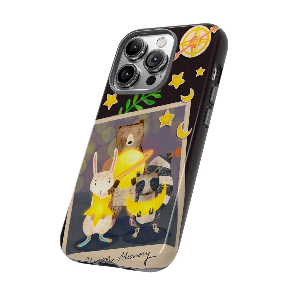 Animal iPhone Case - Tough Cases for Kids, Teens, Cute Fun Design, Holiday Accessories, iPhone 16 15 14 13 12 11 10 XR X 8, Gift Idea,