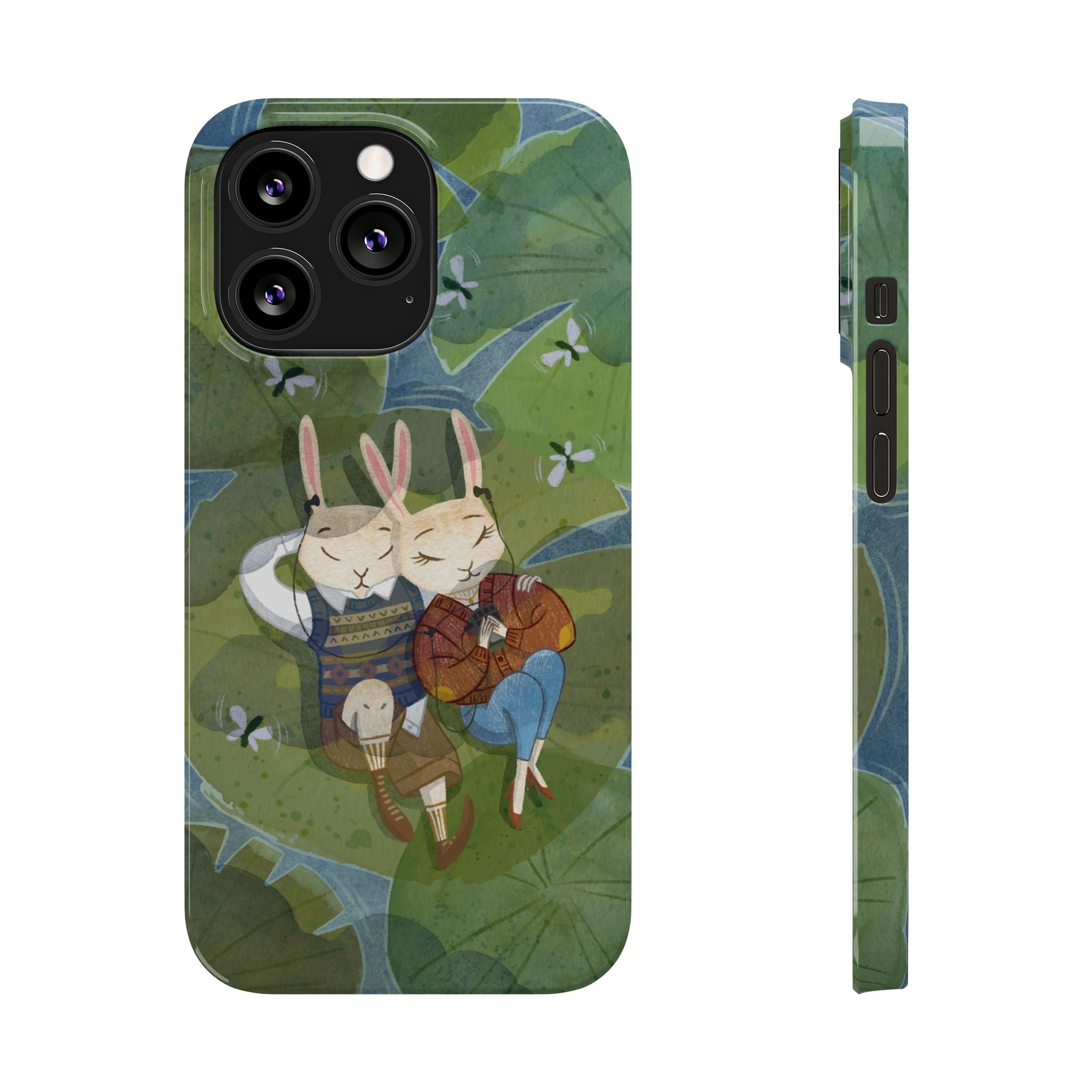 Whimsical Bunny Phone Cases for Animal Lovers and Nature Enthusiasts | Cute, Fun Design, Gifts for Friends, Birthday, Easter, Spring