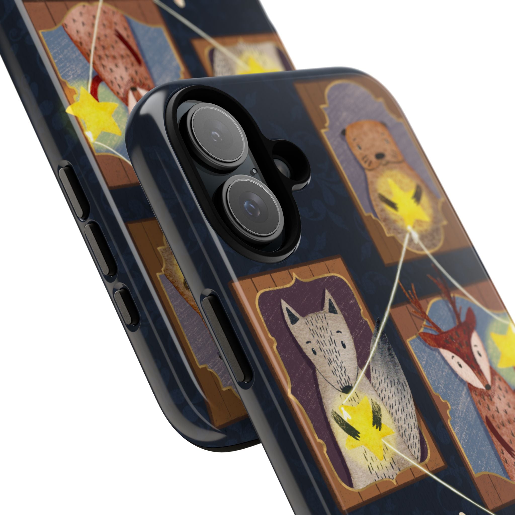 Tough Cases, Animals & Stars Design, Cute iPhone Gift, Nature Lover, Birthday, Animal Lover, iPhone 16 15 14 13 12 11 X XR 8