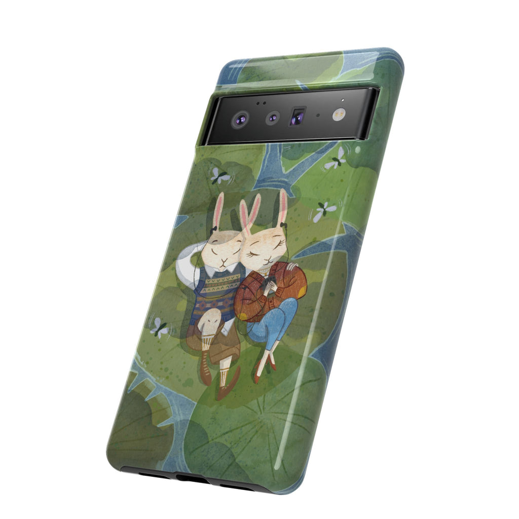 Cute Bunny Phone Case, Rabbit iPhone Cover, Nature Lovers Gift, Animal Lover Accessory, Eco-Friendly Case for Moms