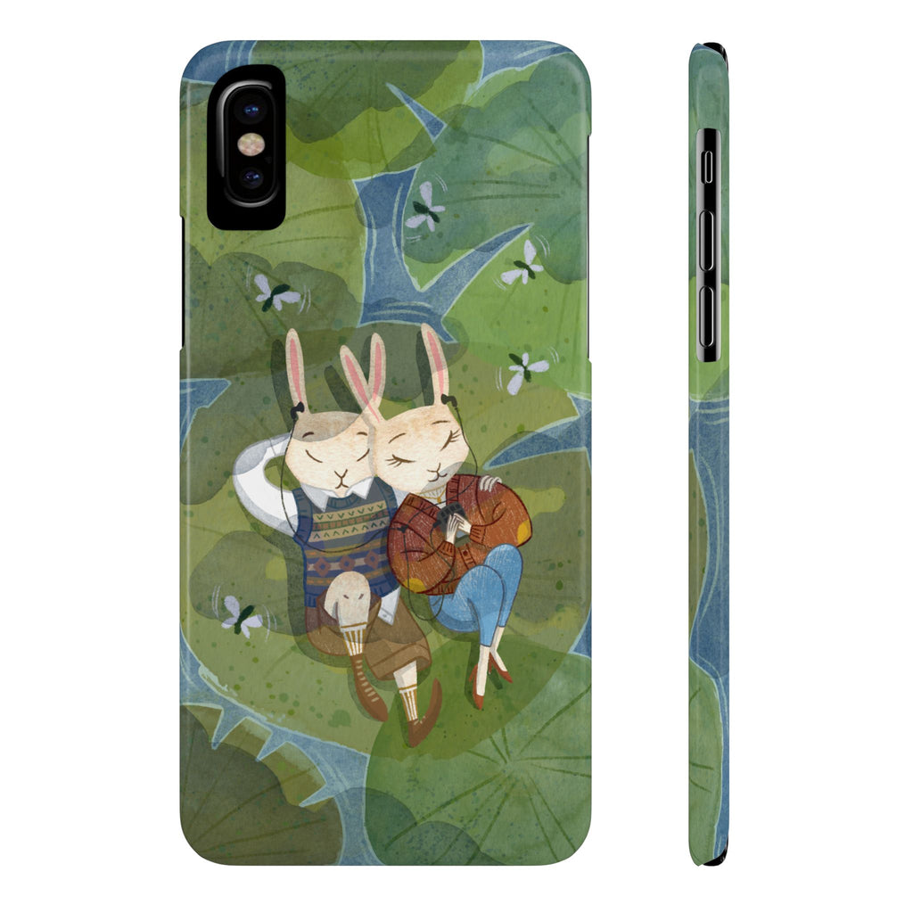 Whimsical Bunny Phone Cases for Animal Lovers and Nature Enthusiasts | Cute, Fun Design, Gifts for Friends, Birthday, Easter, Spring