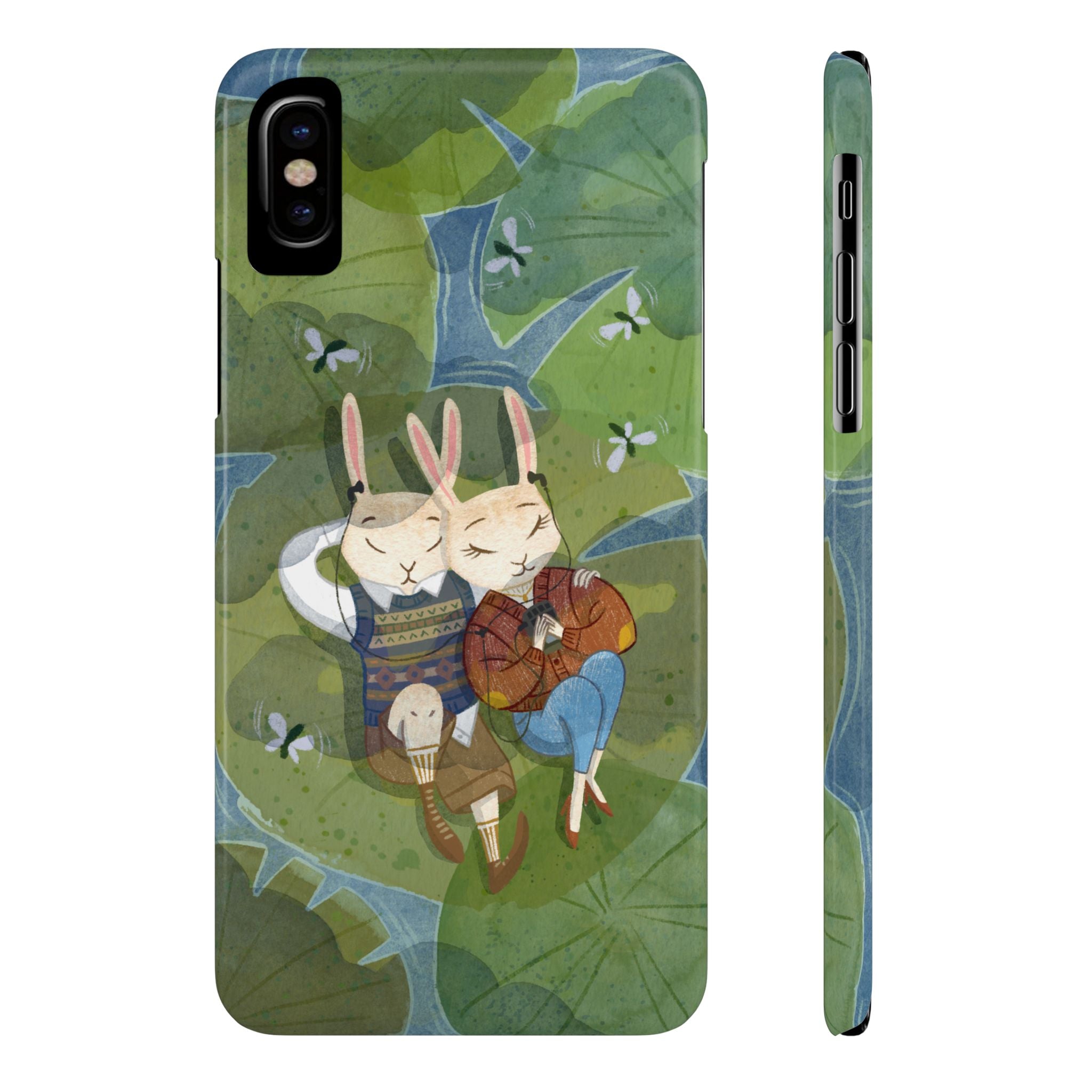 Whimsical Bunny Phone Cases for Animal Lovers and Nature Enthusiasts | Cute, Fun Design, Gifts for Friends, Birthday, Easter, Spring
