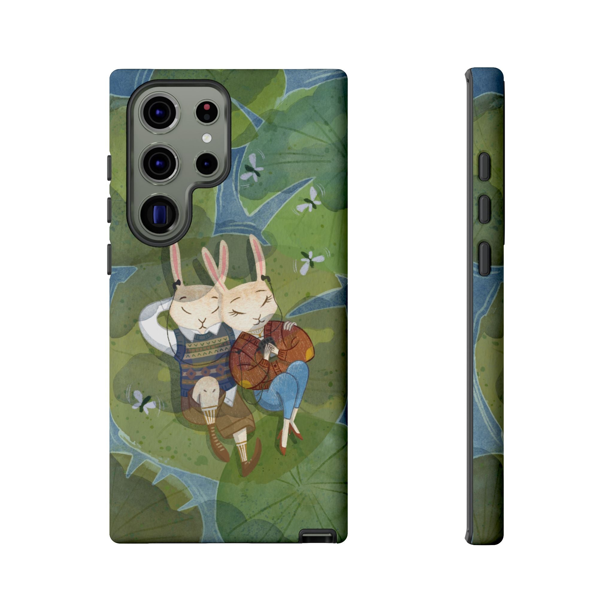 Cute Bunny Phone Case, Rabbit iPhone Cover, Nature Lovers Gift, Animal Lover Accessory, Eco-Friendly Case for Moms