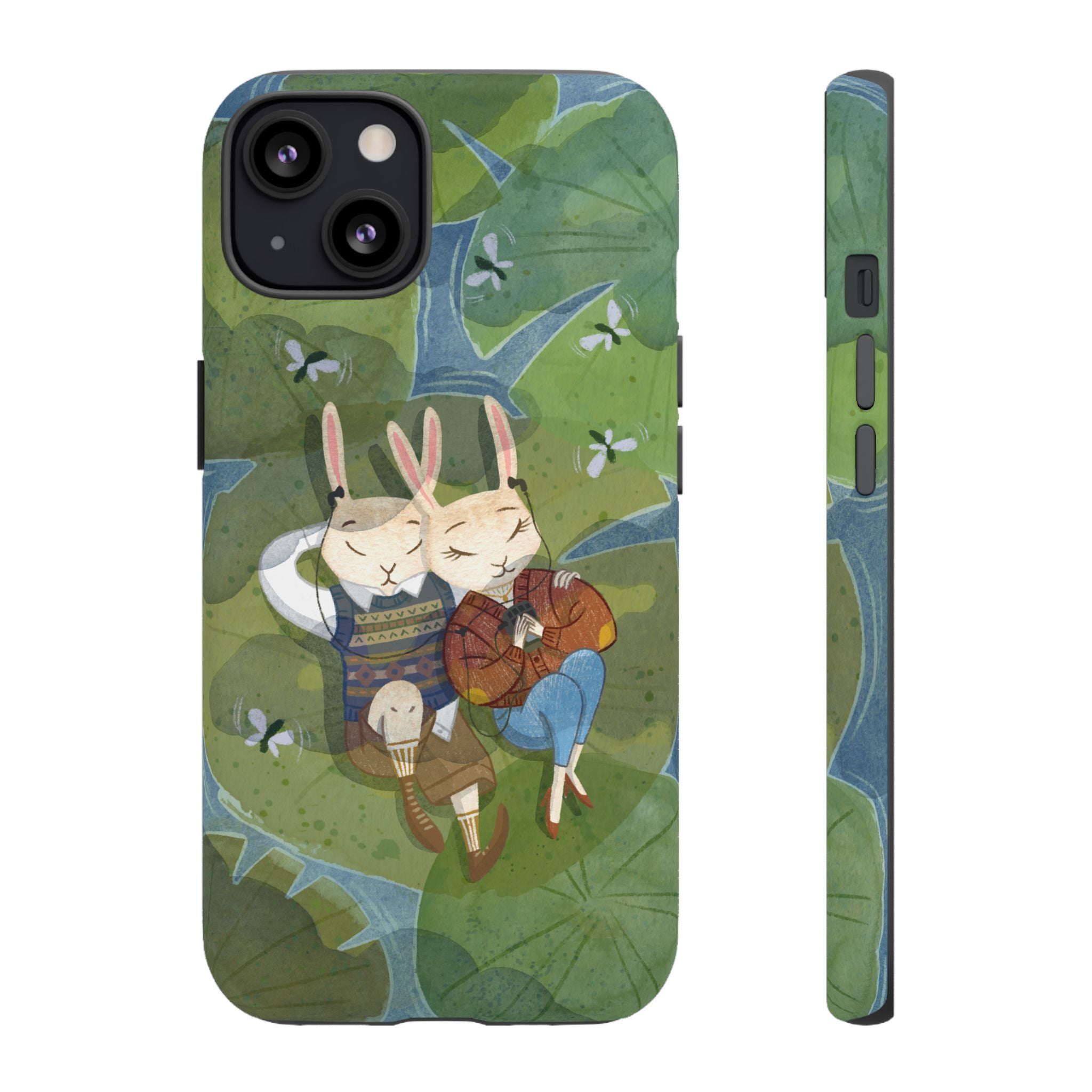 Cute Bunny Phone Case, Rabbit iPhone Cover, Nature Lovers Gift, Animal Lover Accessory, Eco-Friendly Case for Moms