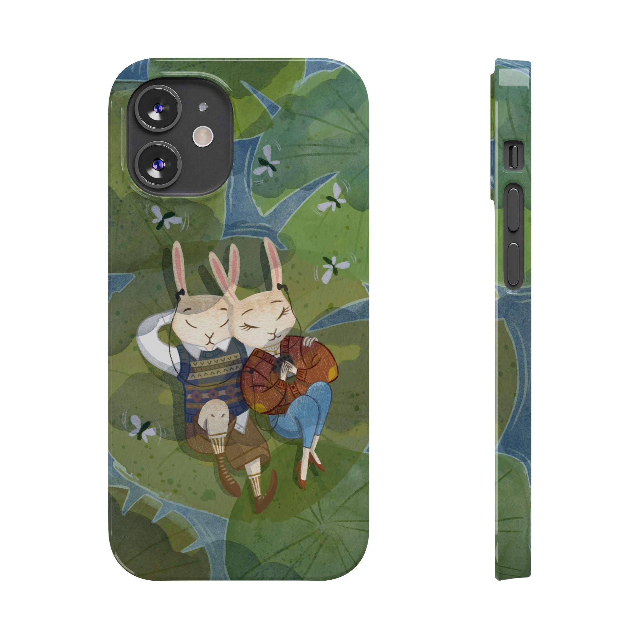 Whimsical Bunny Phone Cases for Animal Lovers and Nature Enthusiasts | Cute, Fun Design, Gifts for Friends, Birthday, Easter, Spring