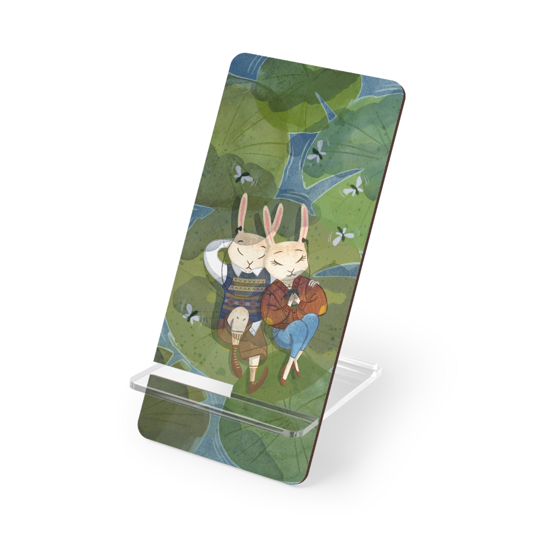 Cute Smartphone Display Stand, Adorable Rabbit Design, Perfect Gift for Tech Lovers, Home & Office Decor, Desk Accessory, Eco-Friendly