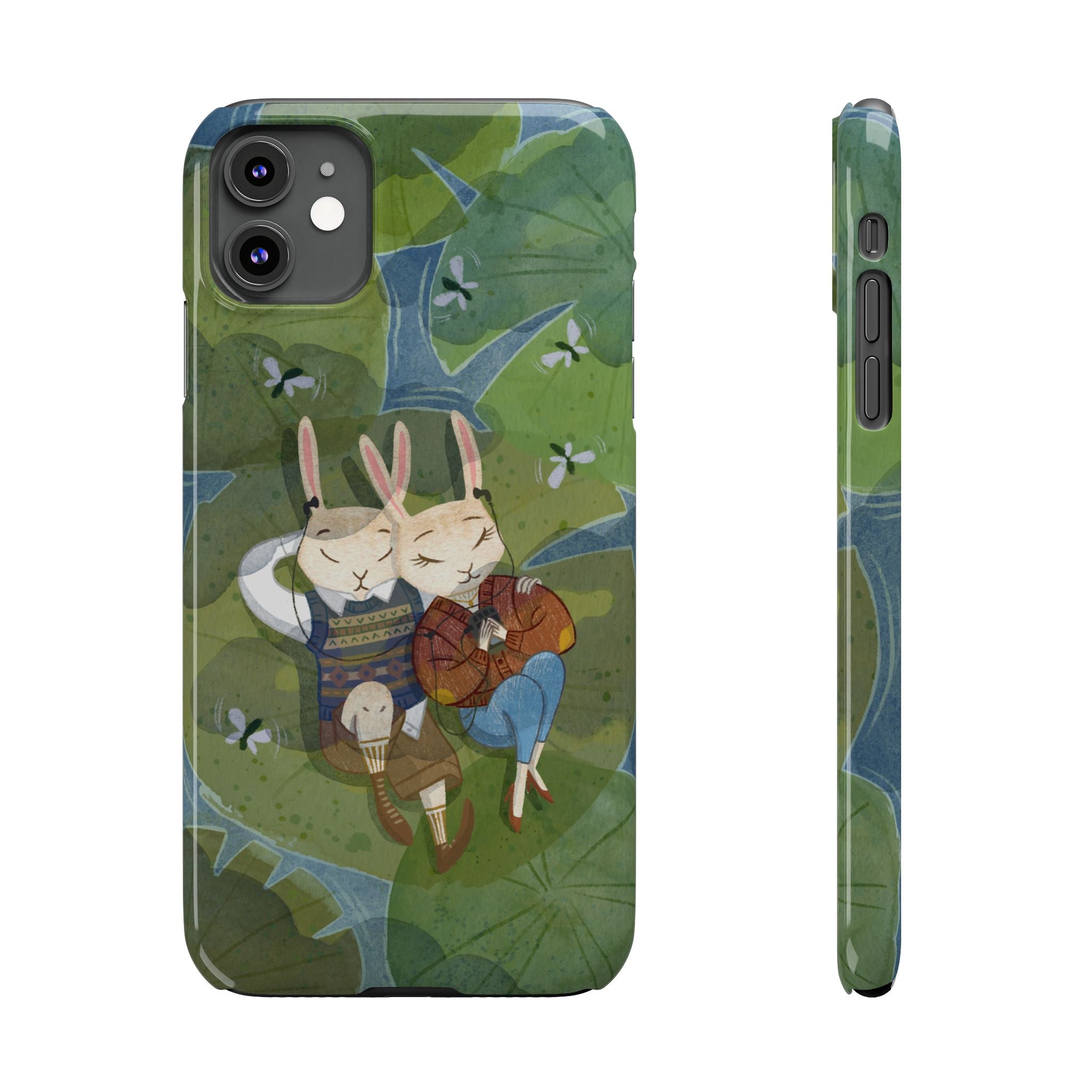 Whimsical Bunny Phone Cases for Animal Lovers and Nature Enthusiasts | Cute, Fun Design, Gifts for Friends, Birthday, Easter, Spring