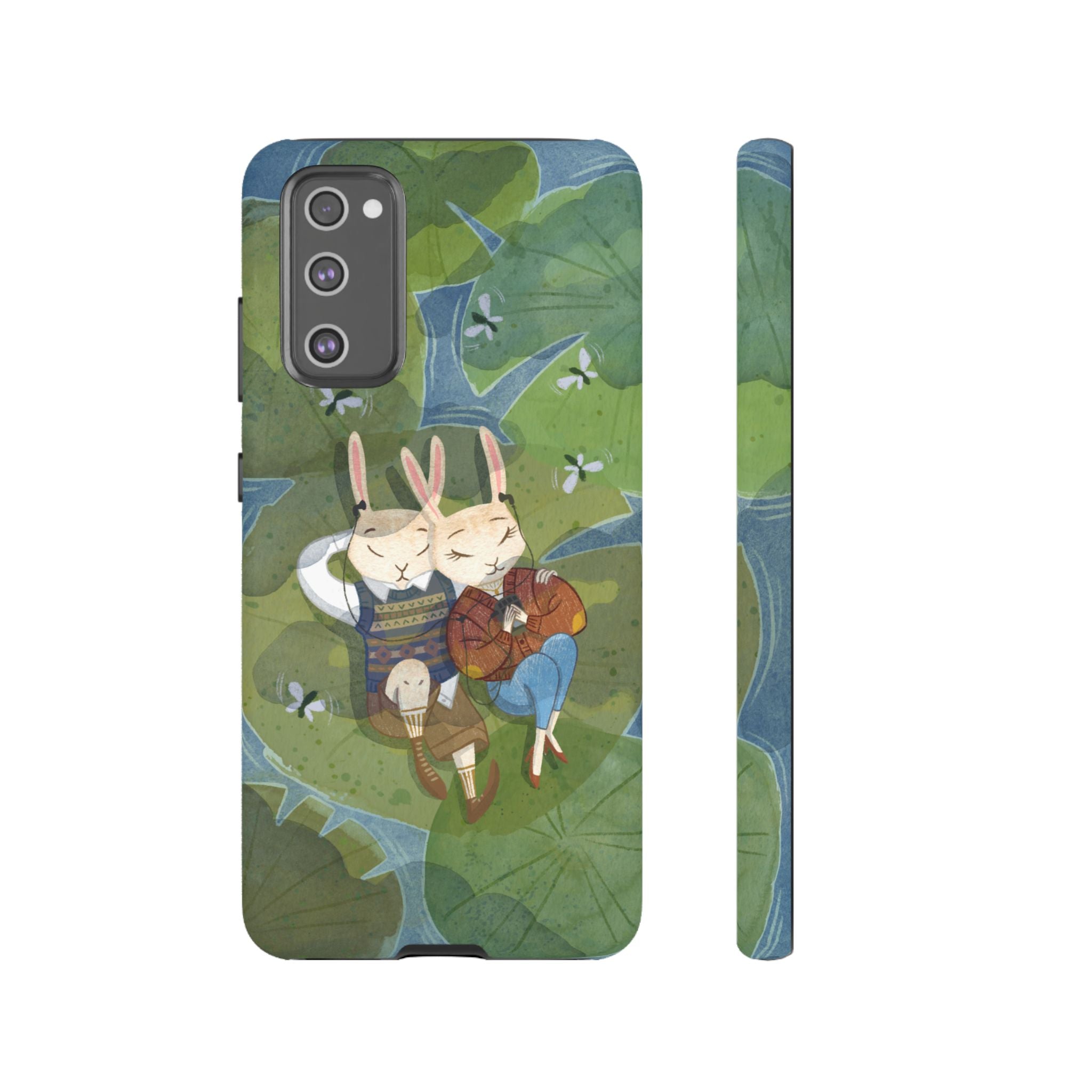 Cute Bunny Phone Case, Rabbit iPhone Cover, Nature Lovers Gift, Animal Lover Accessory, Eco-Friendly Case for Moms