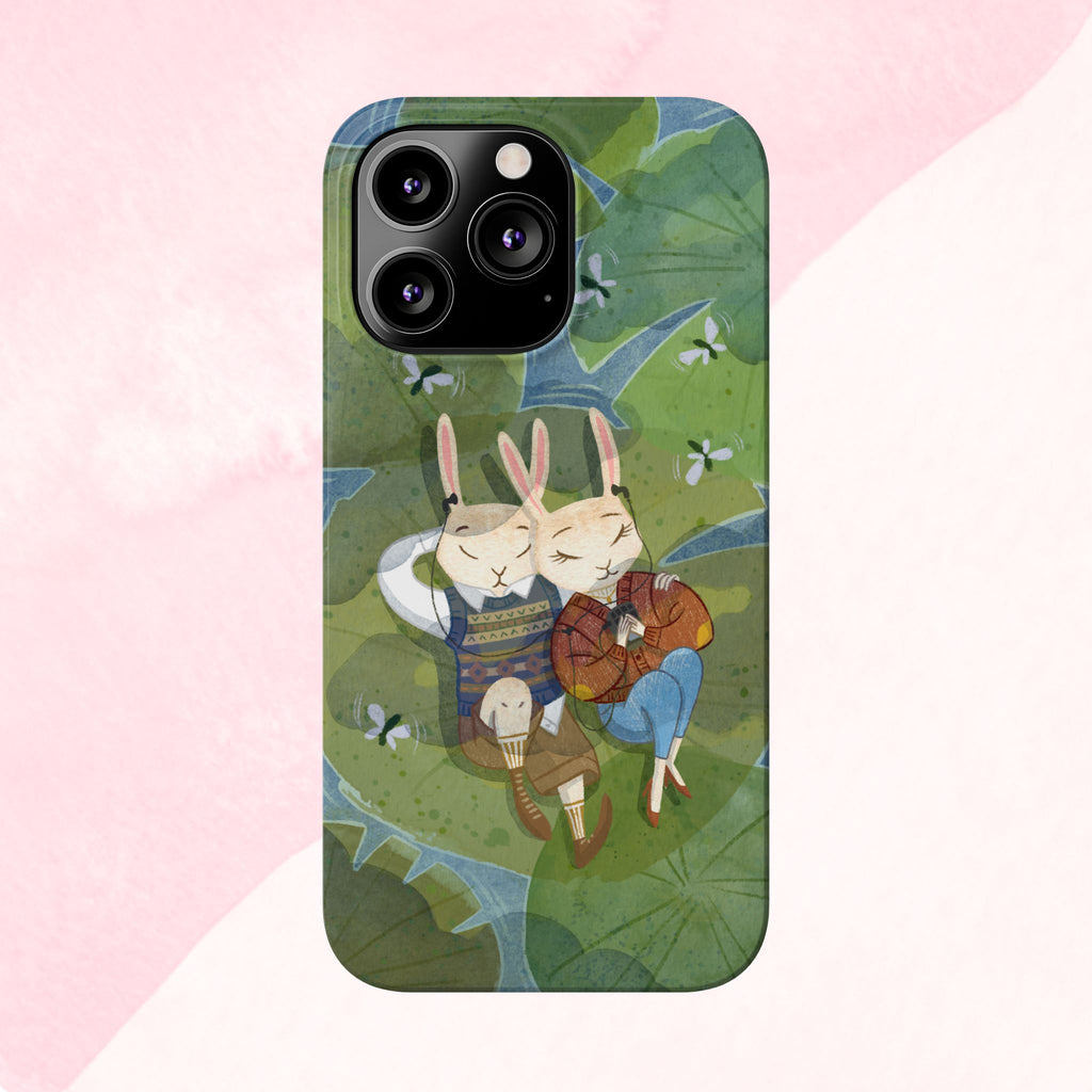 Whimsical Bunny Phone Cases for Animal Lovers and Nature Enthusiasts | Cute, Fun Design, Gifts for Friends, Birthday, Easter, Spring