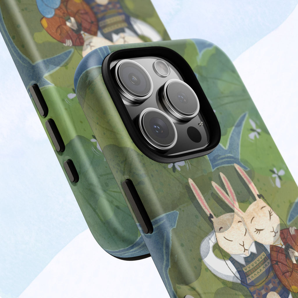 Cute Bunny Phone Case, Rabbit iPhone Cover, Nature Lovers Gift, Animal Lover Accessory, Eco-Friendly Case for Moms