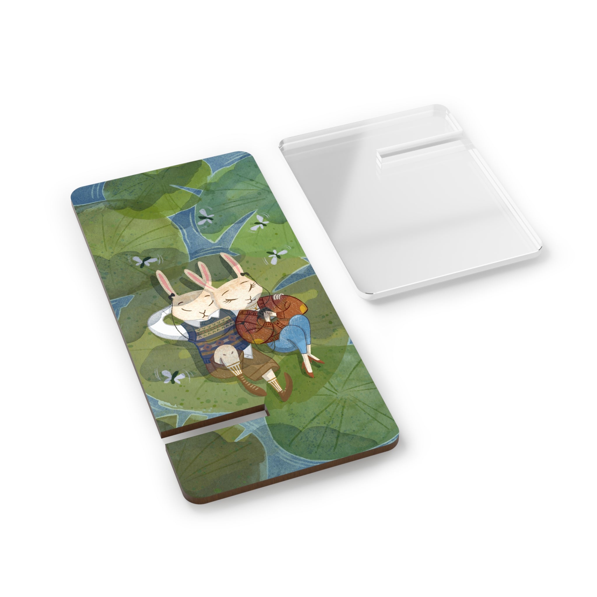 Cute Smartphone Display Stand, Adorable Rabbit Design, Perfect Gift for Tech Lovers, Home & Office Decor, Desk Accessory, Eco-Friendly