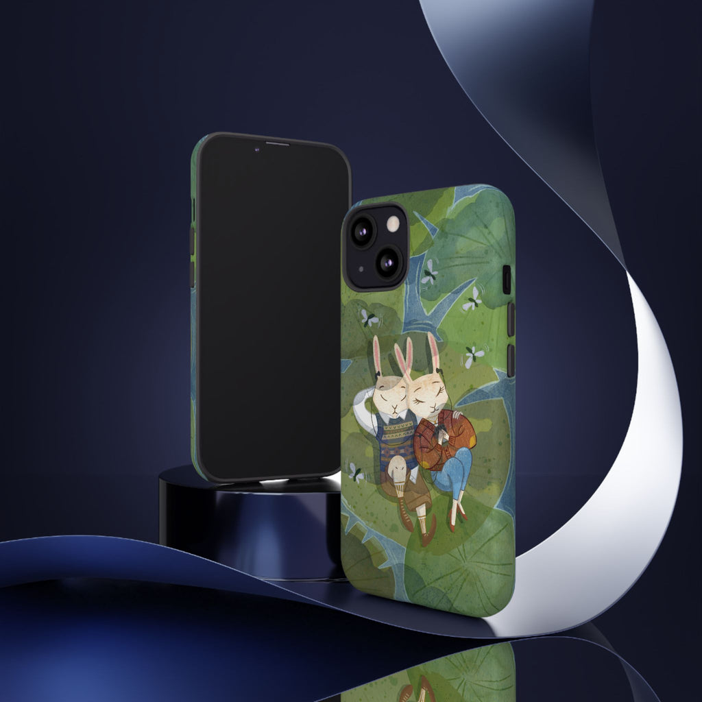 Cute Bunny Phone Case, Rabbit iPhone Cover, Nature Lovers Gift, Animal Lover Accessory, Eco-Friendly Case for Moms