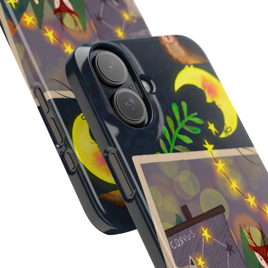 Constellation Friends iPhone Case, Starlit Woodland Photo Cover, Cute Gift for Birthday, Kawaii Design, iPhone 7 8 X XR XS 11 12 13 14 15 16