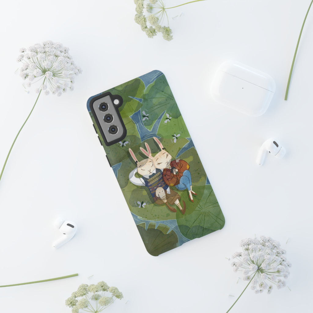 Cute Bunny Phone Case, Rabbit iPhone Cover, Nature Lovers Gift, Animal Lover Accessory, Eco-Friendly Case for Moms