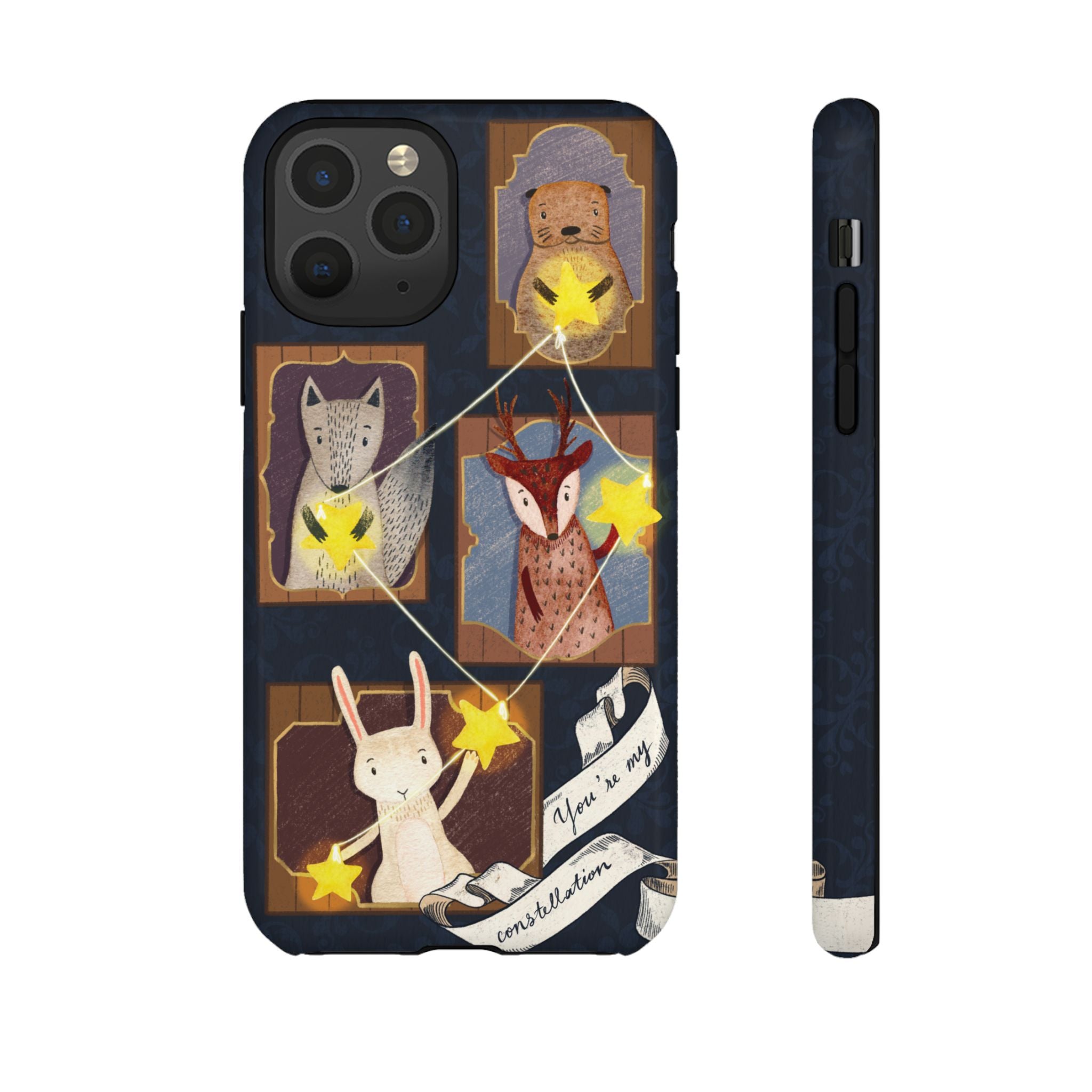 Tough Cases, Animals & Stars Design, Cute iPhone Gift, Nature Lover, Birthday, Animal Lover, iPhone 16 15 14 13 12 11 X XR 8