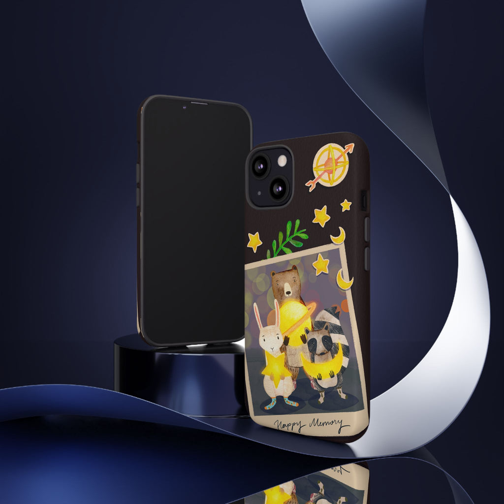 Animal iPhone Case - Tough Cases for Kids, Teens, Cute Fun Design, Holiday Accessories, iPhone 16 15 14 13 12 11 10 XR X 8, Gift Idea,
