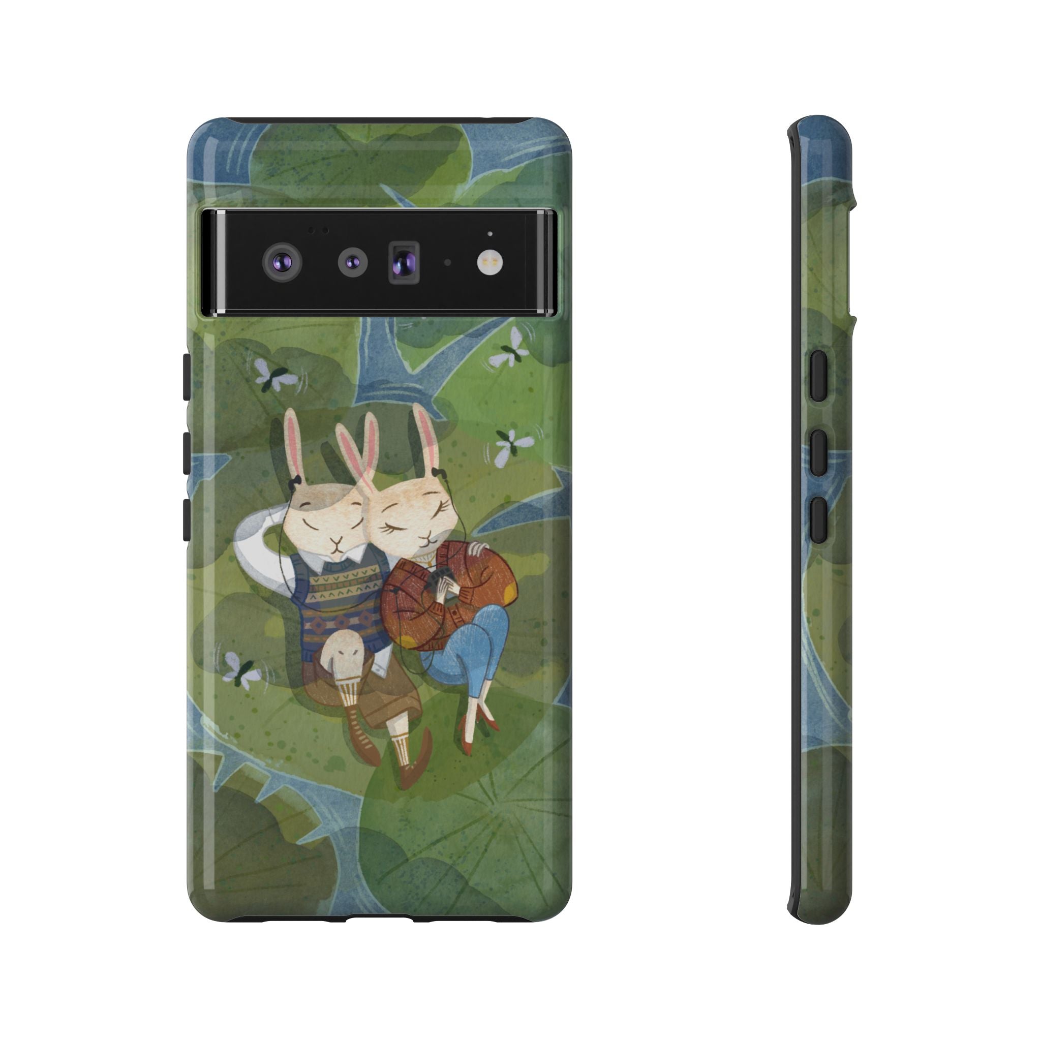 Cute Bunny Phone Case, Rabbit iPhone Cover, Nature Lovers Gift, Animal Lover Accessory, Eco-Friendly Case for Moms