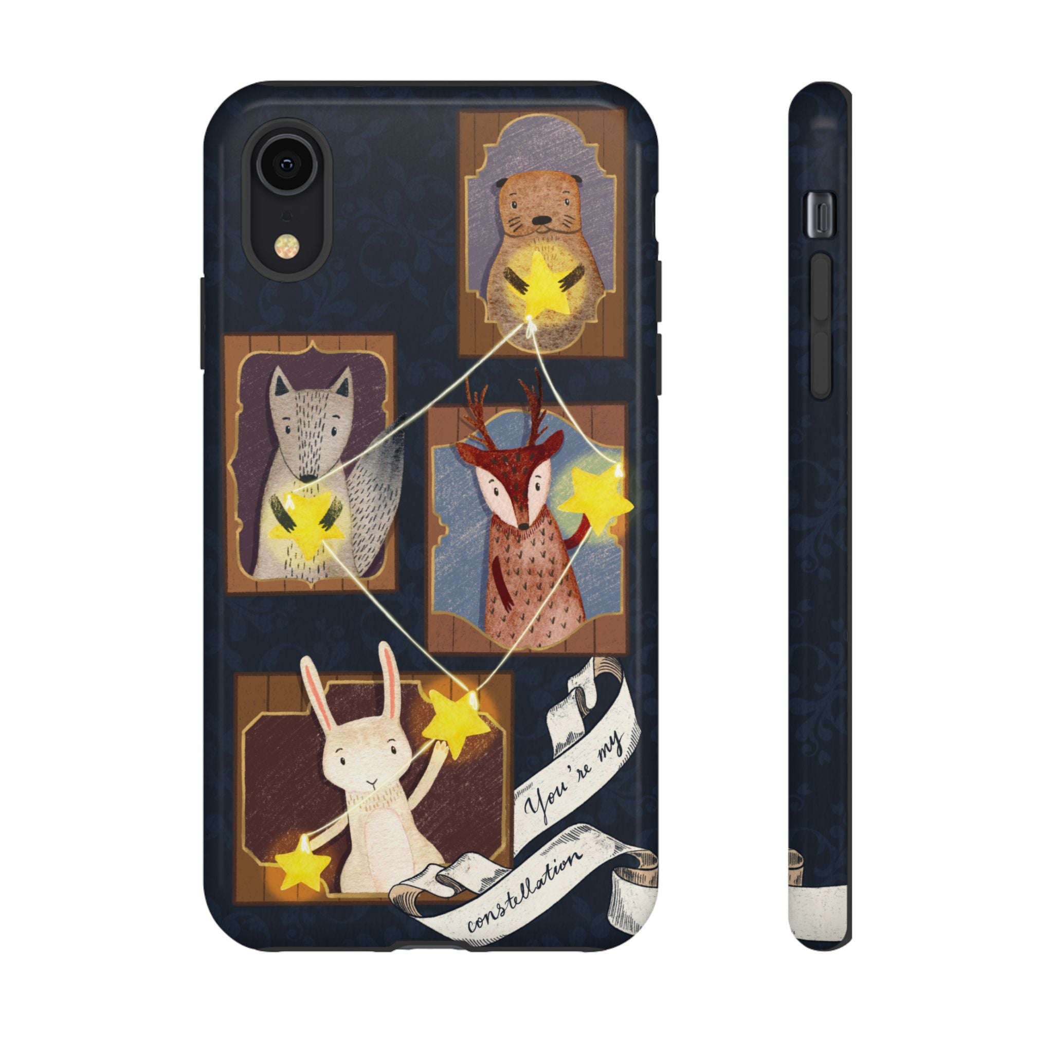 Tough Cases, Animals & Stars Design, Cute iPhone Gift, Nature Lover, Birthday, Animal Lover, iPhone 16 15 14 13 12 11 X XR 8
