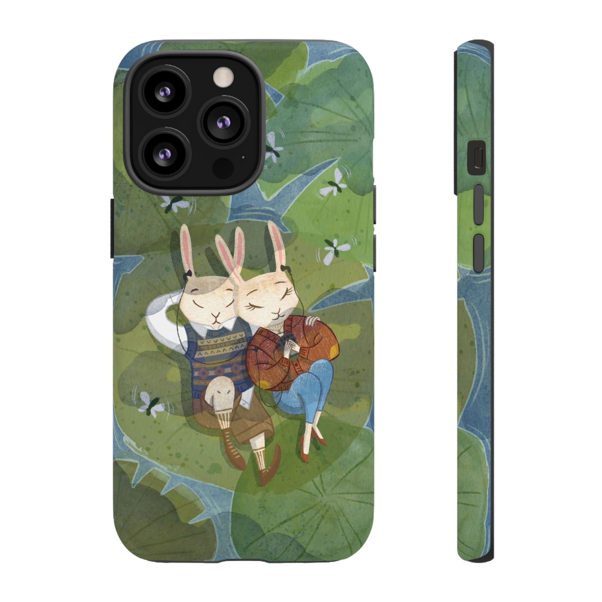 Cute Bunny Phone Case, Rabbit iPhone Cover, Nature Lovers Gift, Animal Lover Accessory, Eco-Friendly Case for Moms