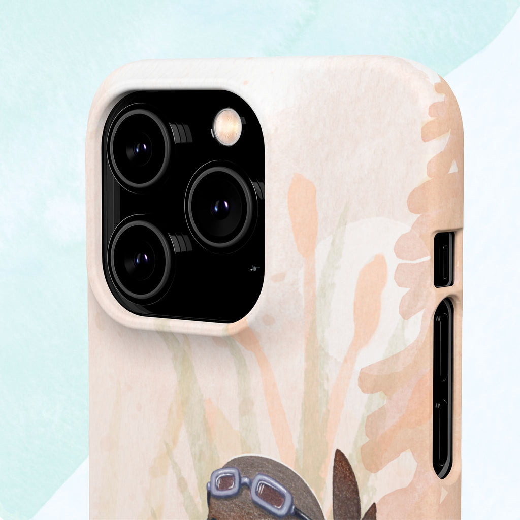 Whimsical Animal Snap Cases, Cute Phone Case, Handmade Bird and Bunny Design, Gift for Animal Lovers, Unique Smartphone Cover