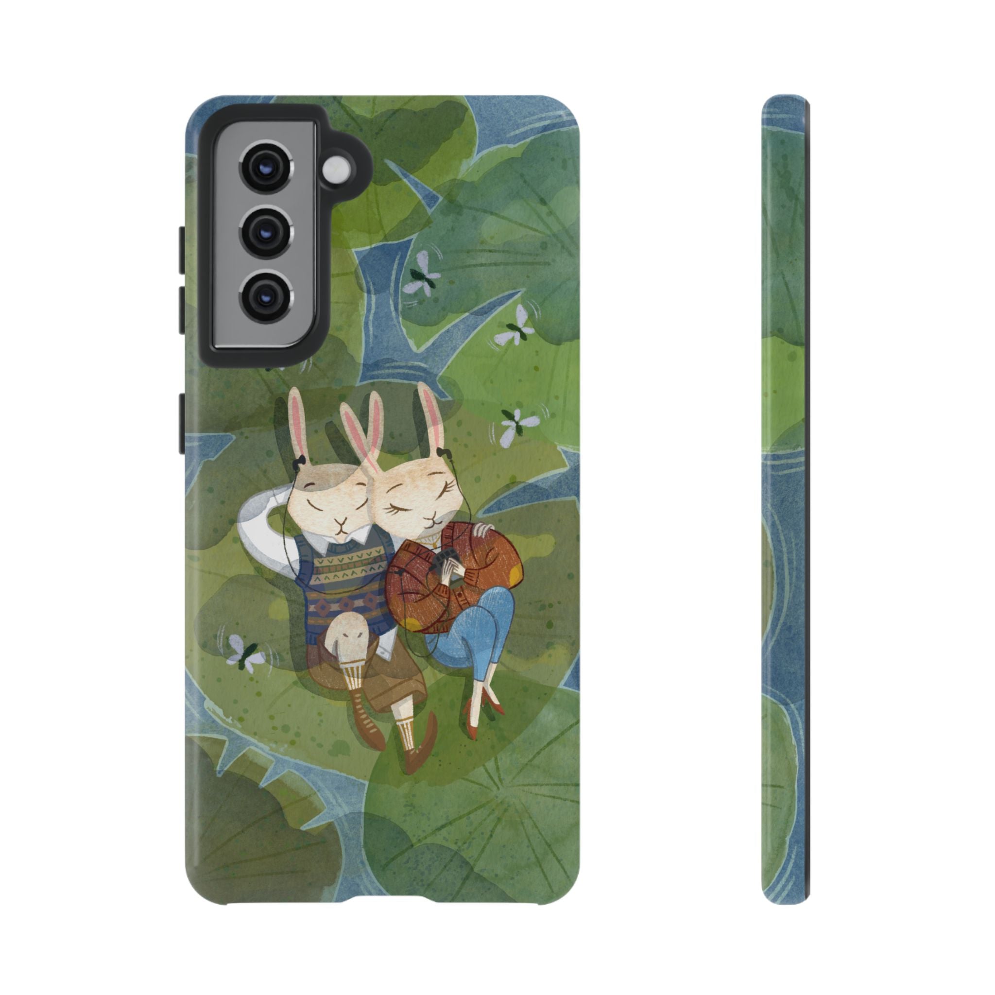 Cute Bunny Phone Case, Rabbit iPhone Cover, Nature Lovers Gift, Animal Lover Accessory, Eco-Friendly Case for Moms