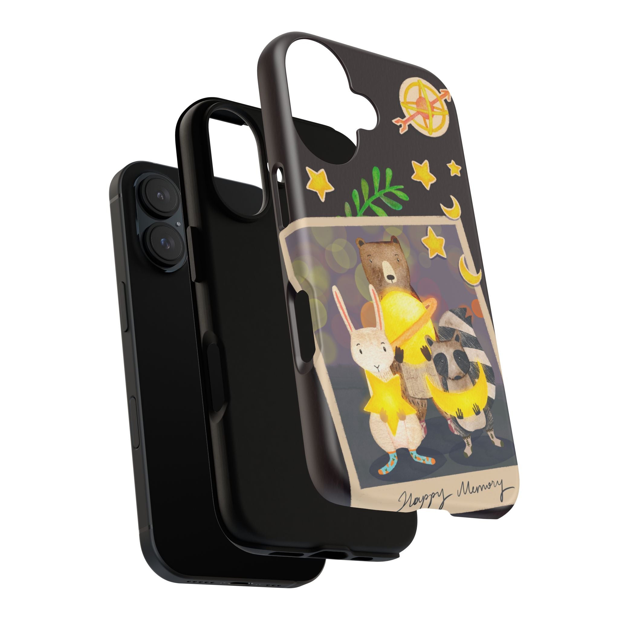 Animal iPhone Case - Tough Cases for Kids, Teens, Cute Fun Design, Holiday Accessories, iPhone 16 15 14 13 12 11 10 XR X 8, Gift Idea,