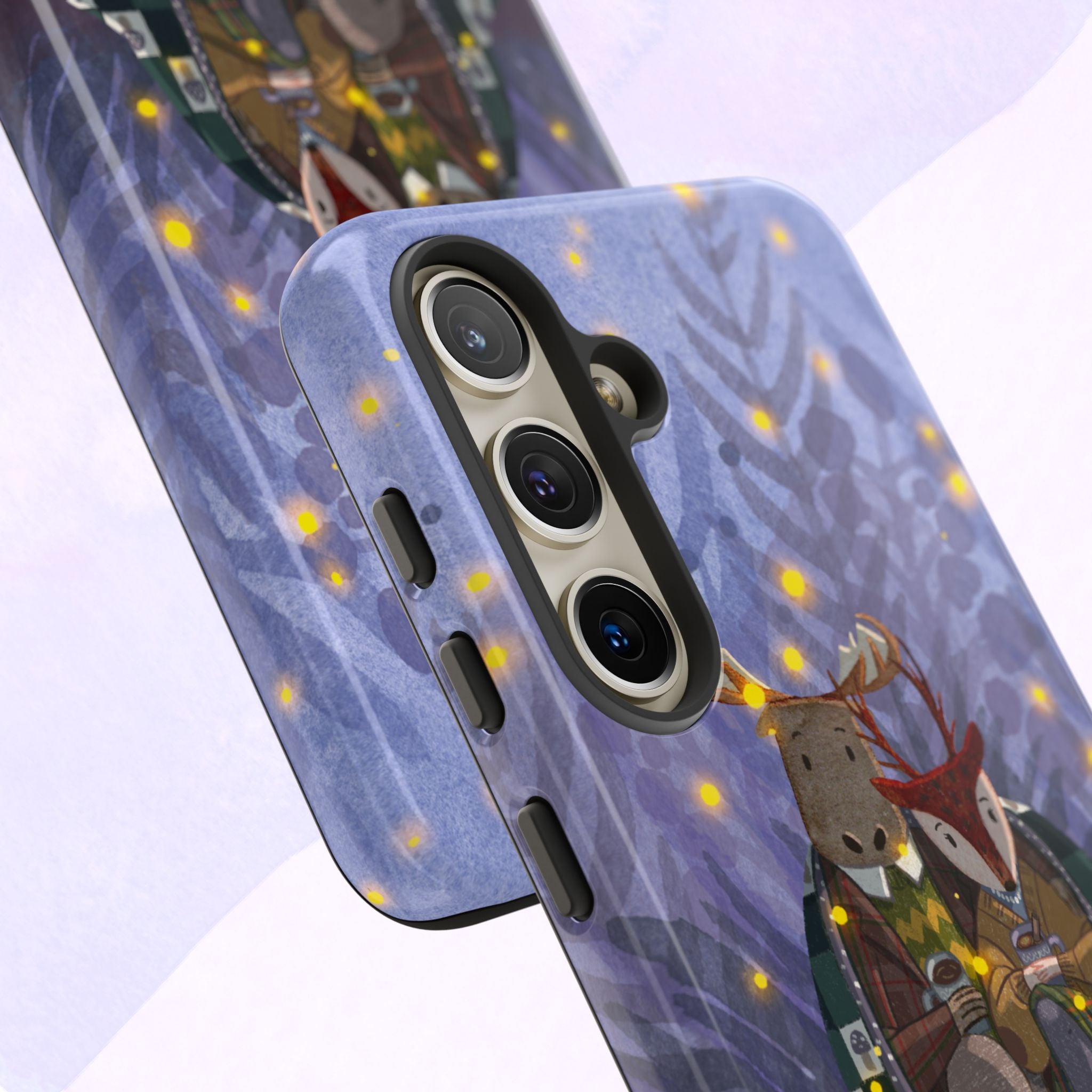 Cozy Couple Phone Case, Cute Animal Lovers Gift, Nature Aesthetic, Perfect for Holidays, Personalized Phone Accessories, Gift for Her