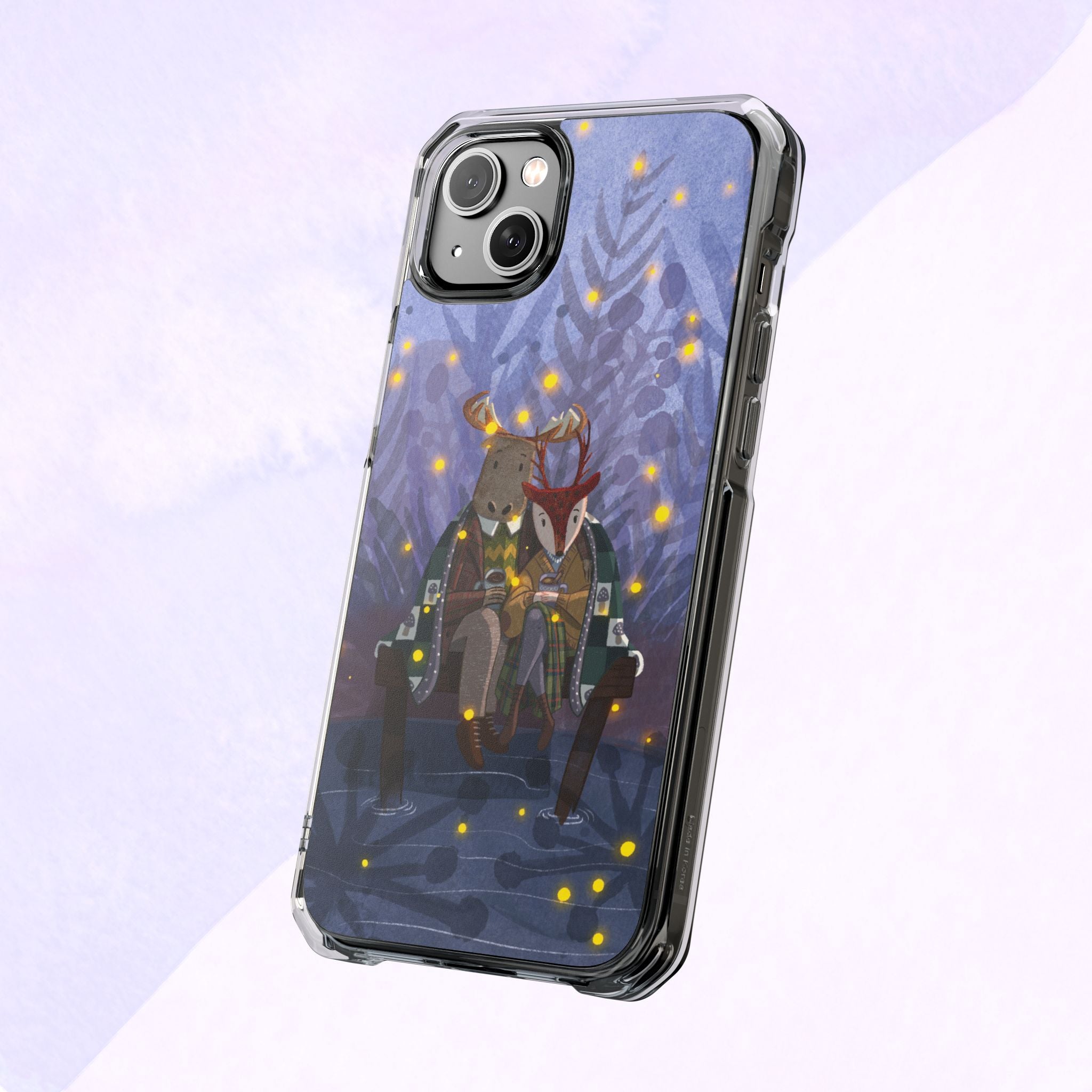 Cozy Animal Friends Phone Case - Magnetic Clear Impact Cases for Outdoorsy Animal Lovers, Perfect for Christmas, Gift Idea, Nature Vibes