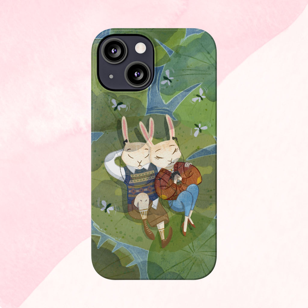 Whimsical Bunny Phone Cases for Animal Lovers and Nature Enthusiasts | Cute, Fun Design, Gifts for Friends, Birthday, Easter, Spring