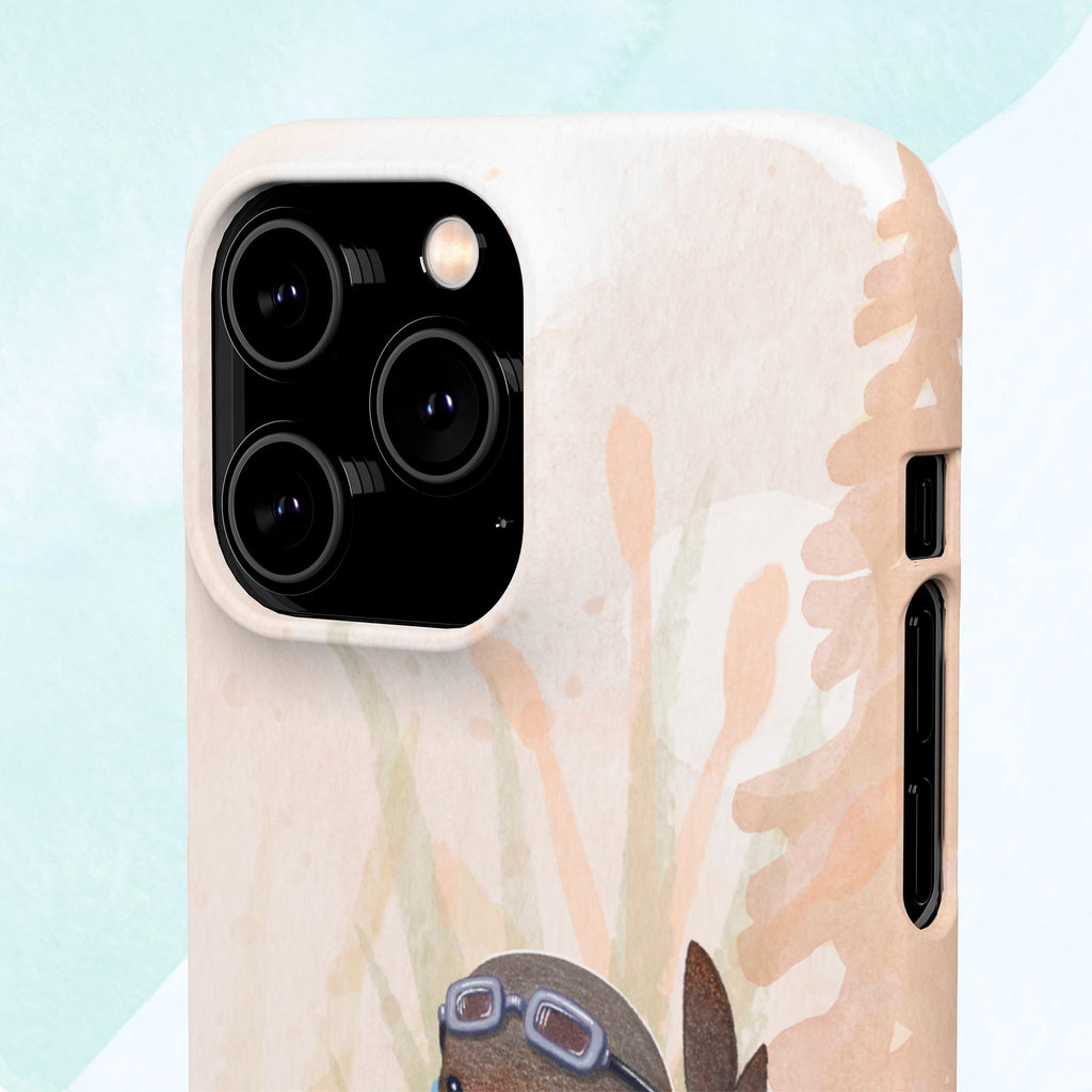 Whimsical Animal Snap Cases, Cute Phone Case, Handmade Bird and Bunny Design, Gift for Animal Lovers, Unique Smartphone Cover