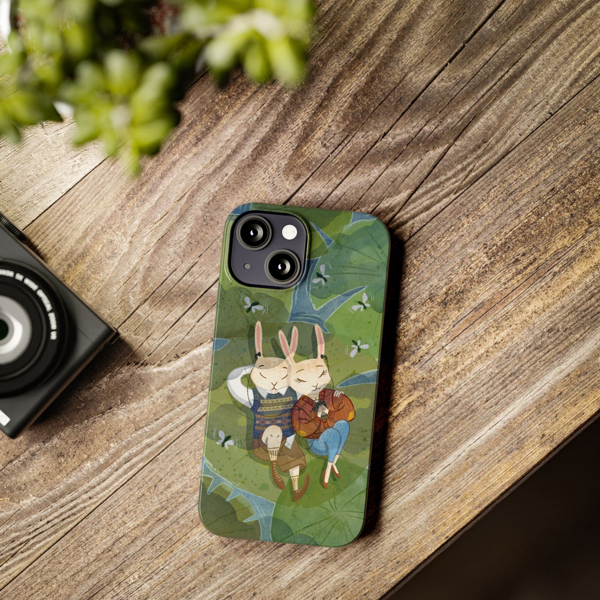 Whimsical Bunny Phone Cases for Animal Lovers and Nature Enthusiasts | Cute, Fun Design, Gifts for Friends, Birthday, Easter, Spring