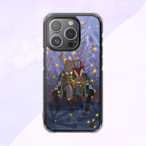 Cozy Animal Friends Phone Case - Magnetic Clear Impact Cases for Outdoorsy Animal Lovers, Perfect for Christmas, Gift Idea, Nature Vibes