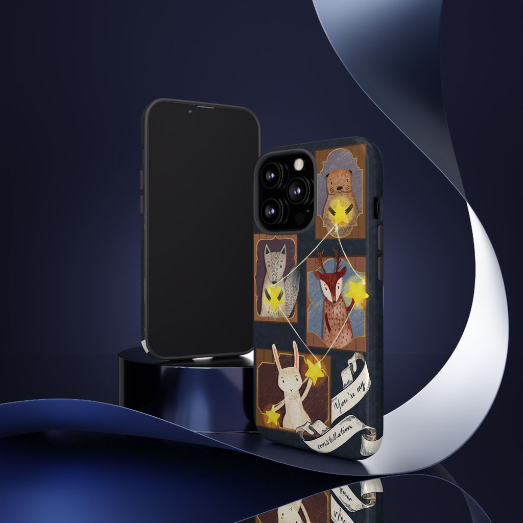 Tough Cases, Animals & Stars Design, Cute iPhone Gift, Nature Lover, Birthday, Animal Lover, iPhone 16 15 14 13 12 11 X XR 8