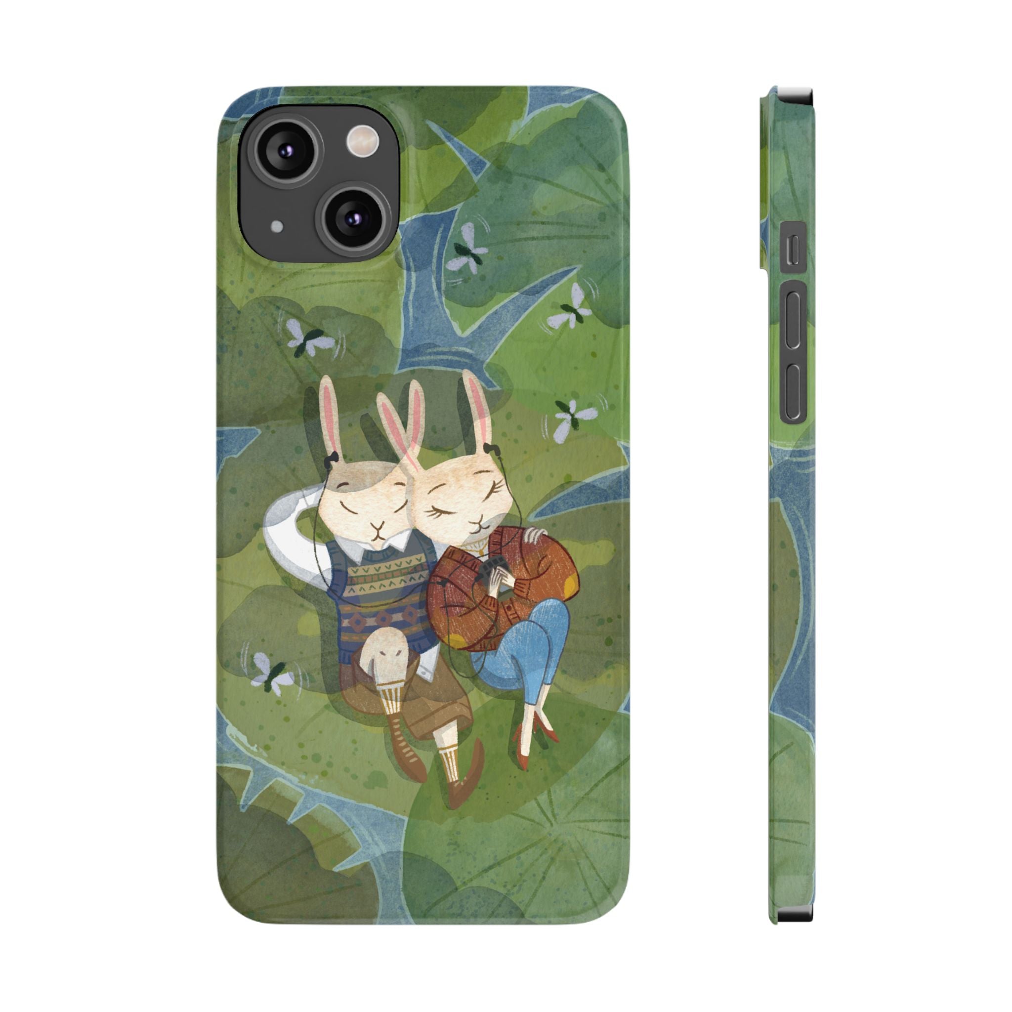 Whimsical Bunny Phone Cases for Animal Lovers and Nature Enthusiasts | Cute, Fun Design, Gifts for Friends, Birthday, Easter, Spring