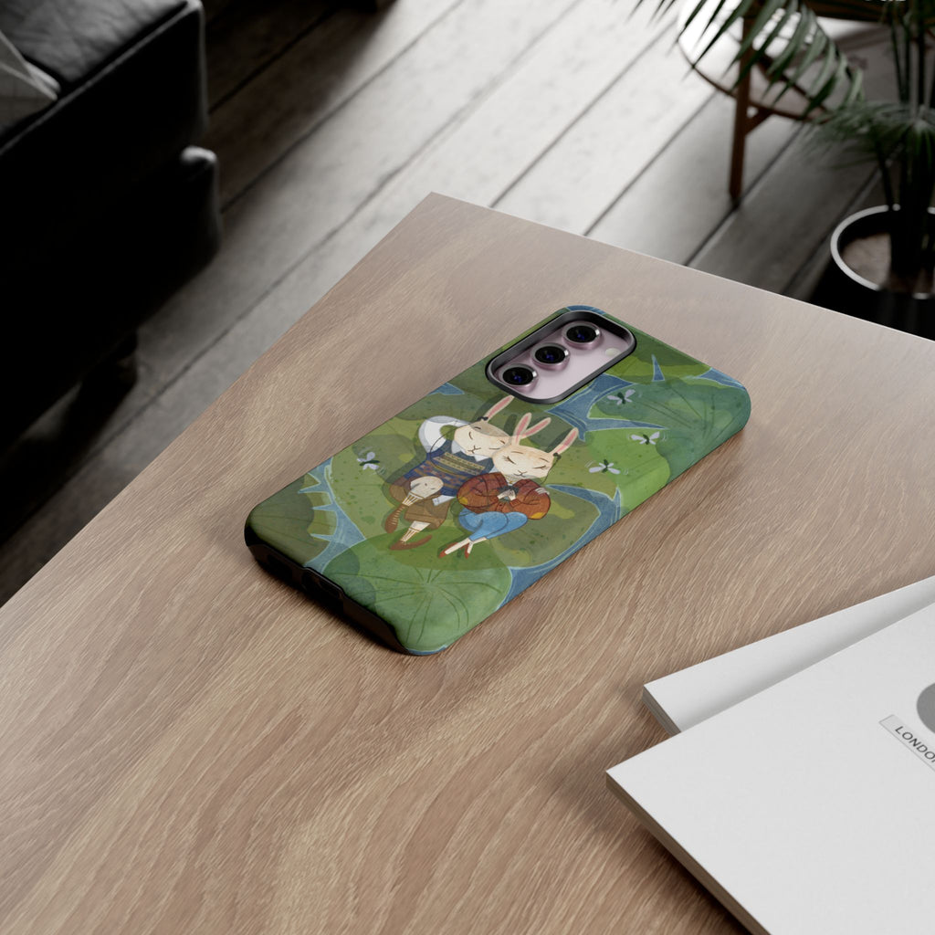 Cute Bunny Phone Case, Rabbit iPhone Cover, Nature Lovers Gift, Animal Lover Accessory, Eco-Friendly Case for Moms