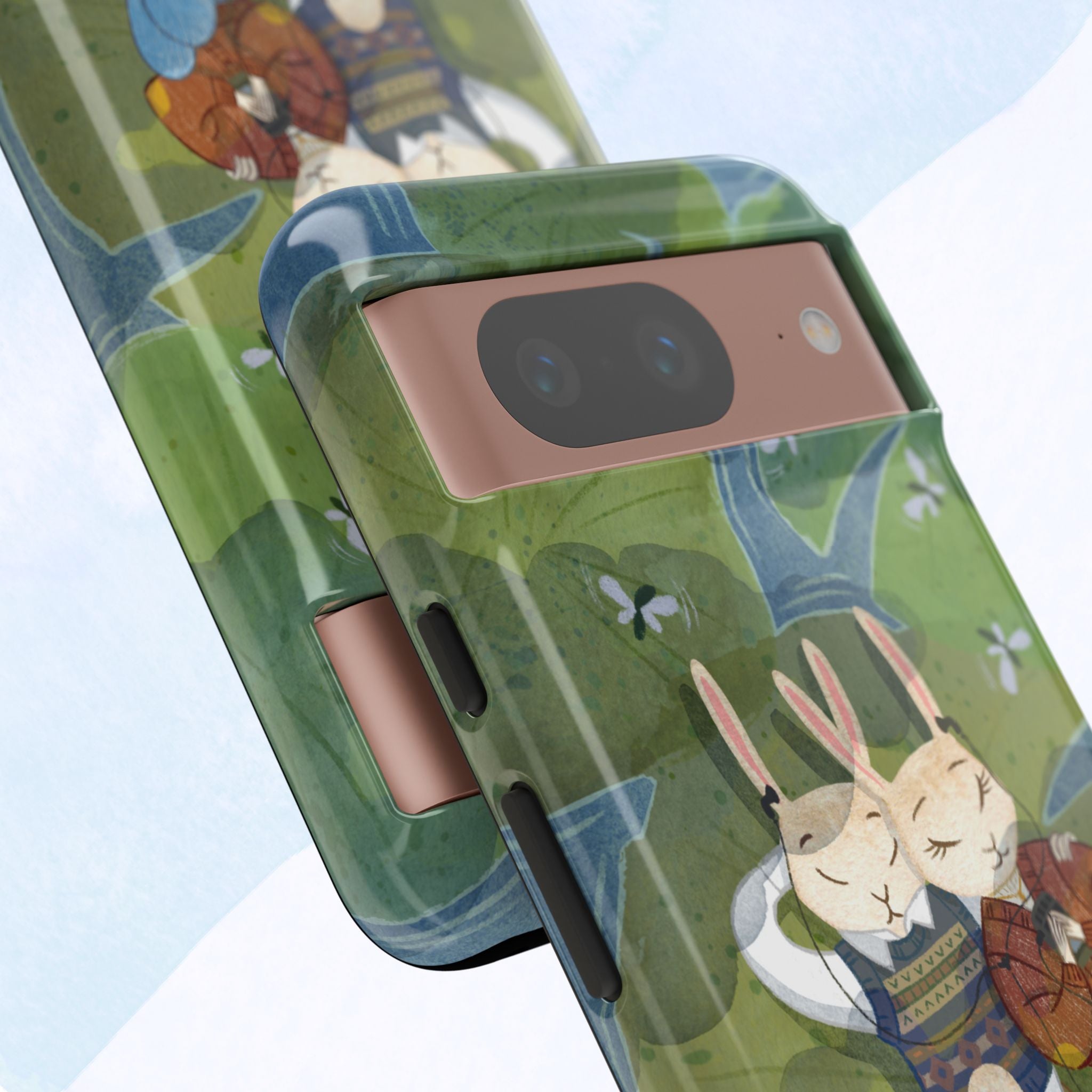 Cute Bunny Phone Case, Rabbit iPhone Cover, Nature Lovers Gift, Animal Lover Accessory, Eco-Friendly Case for Moms