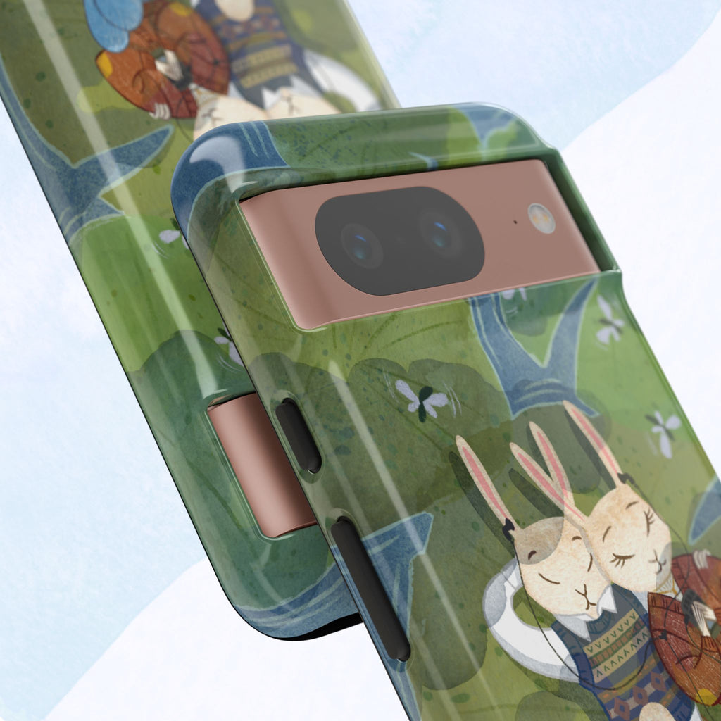 Cute Bunny Phone Case, Rabbit iPhone Cover, Nature Lovers Gift, Animal Lover Accessory, Eco-Friendly Case for Moms