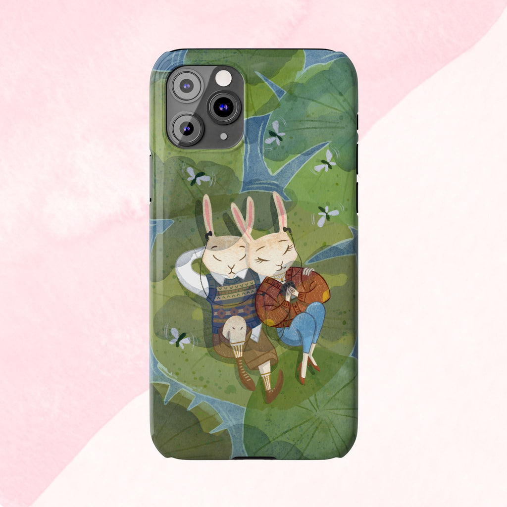 Whimsical Bunny Phone Cases for Animal Lovers and Nature Enthusiasts | Cute, Fun Design, Gifts for Friends, Birthday, Easter, Spring