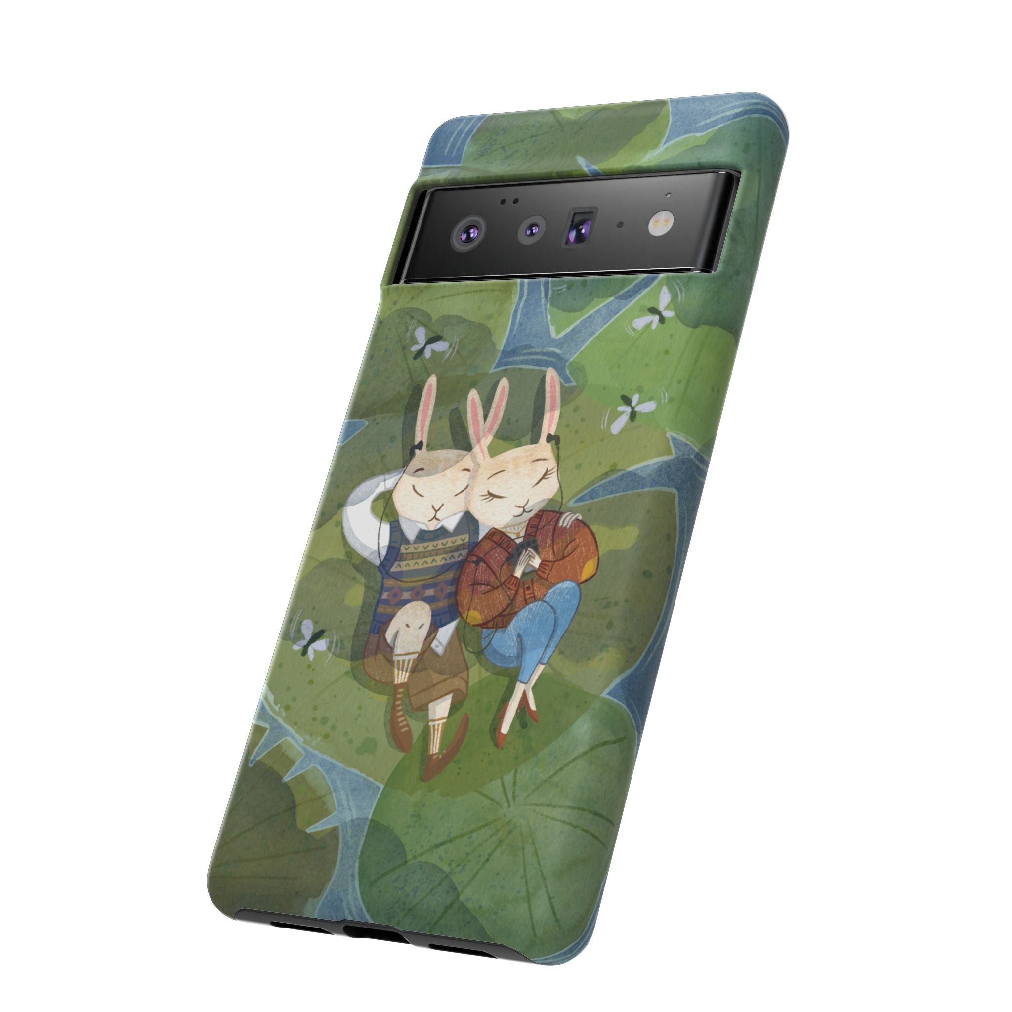 Cute Bunny Phone Case, Rabbit iPhone Cover, Nature Lovers Gift, Animal Lover Accessory, Eco-Friendly Case for Moms