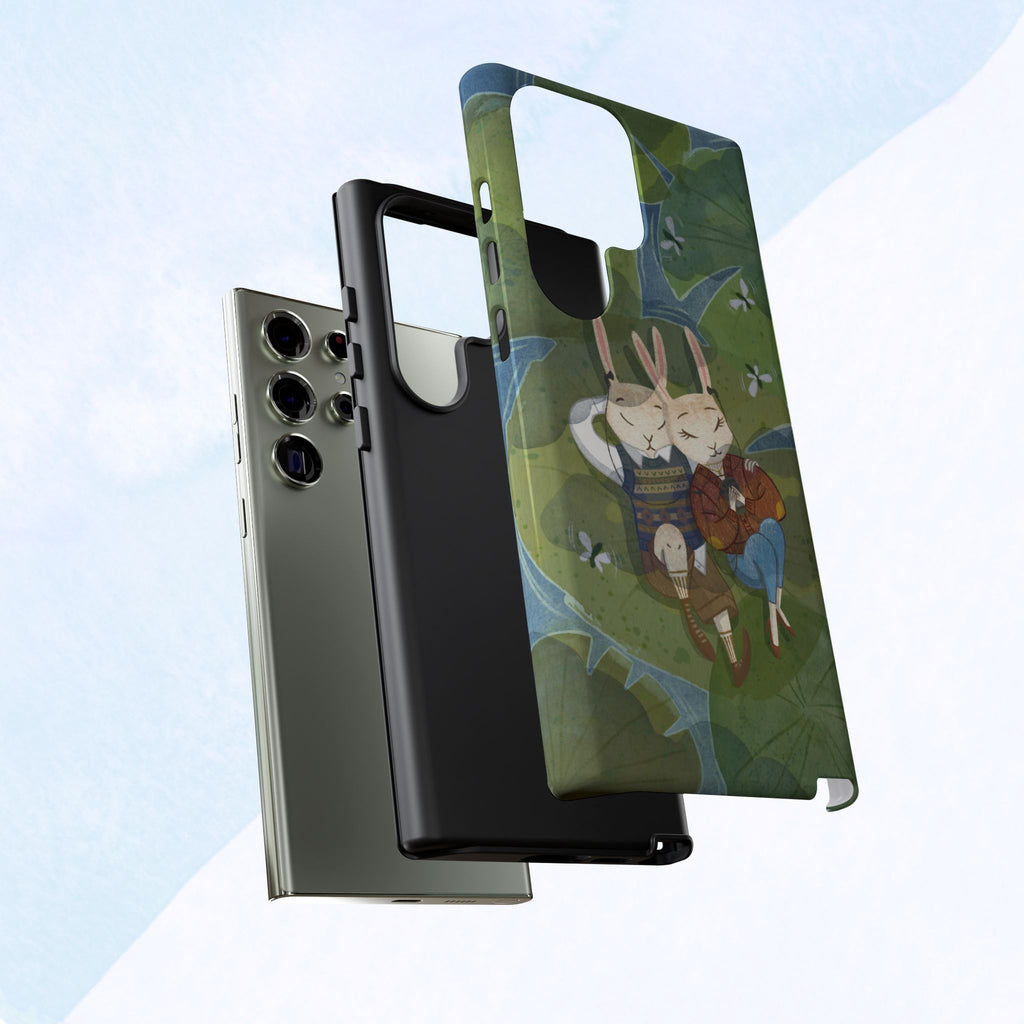 Cute Bunny Phone Case, Rabbit iPhone Cover, Nature Lovers Gift, Animal Lover Accessory, Eco-Friendly Case for Moms