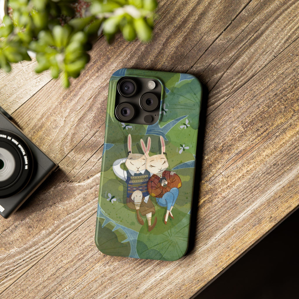 Whimsical Bunny Phone Cases for Animal Lovers and Nature Enthusiasts | Cute, Fun Design, Gifts for Friends, Birthday, Easter, Spring