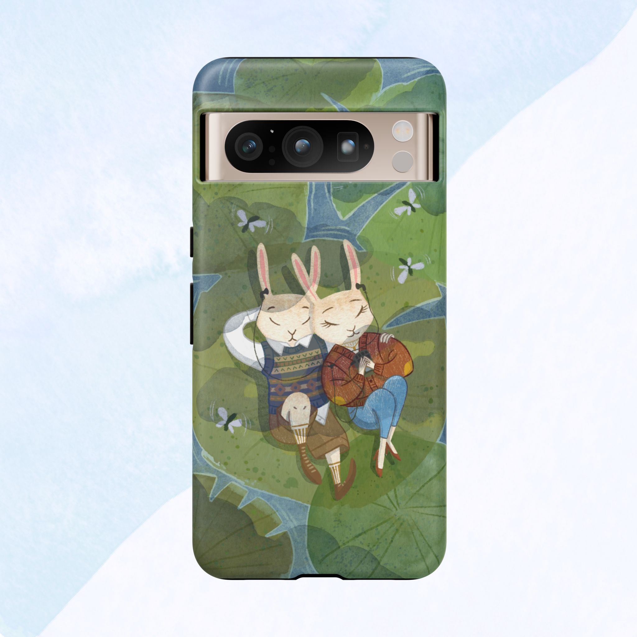 Cute Bunny Phone Case, Rabbit iPhone Cover, Nature Lovers Gift, Animal Lover Accessory, Eco-Friendly Case for Moms