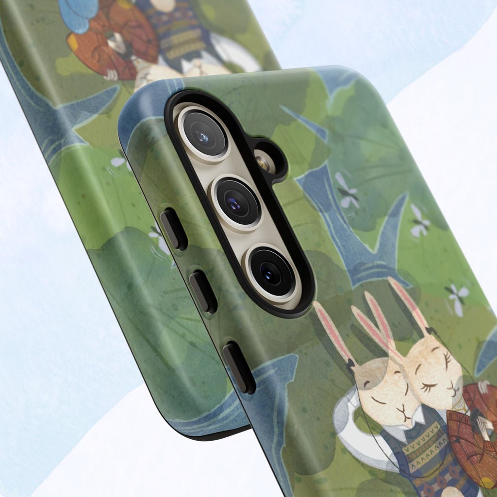 Cute Bunny Phone Case, Rabbit iPhone Cover, Nature Lovers Gift, Animal Lover Accessory, Eco-Friendly Case for Moms