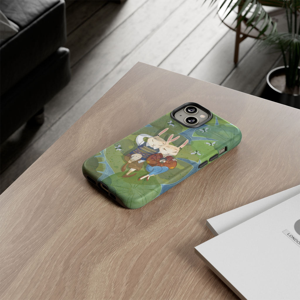 Cute Bunny Phone Case, Rabbit iPhone Cover, Nature Lovers Gift, Animal Lover Accessory, Eco-Friendly Case for Moms
