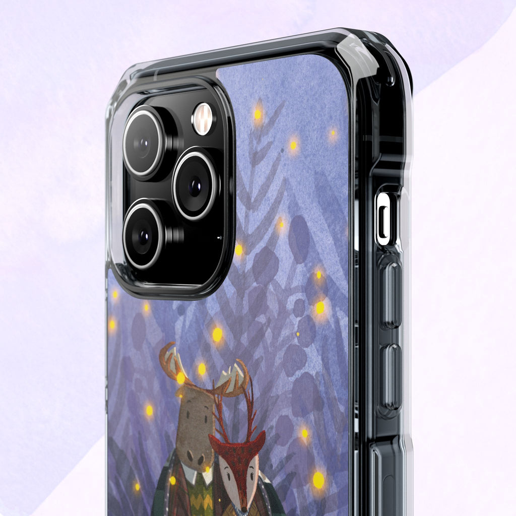 Cozy Animal Friends Phone Case - Magnetic Clear Impact Cases for Outdoorsy Animal Lovers, Perfect for Christmas, Gift Idea, Nature Vibes
