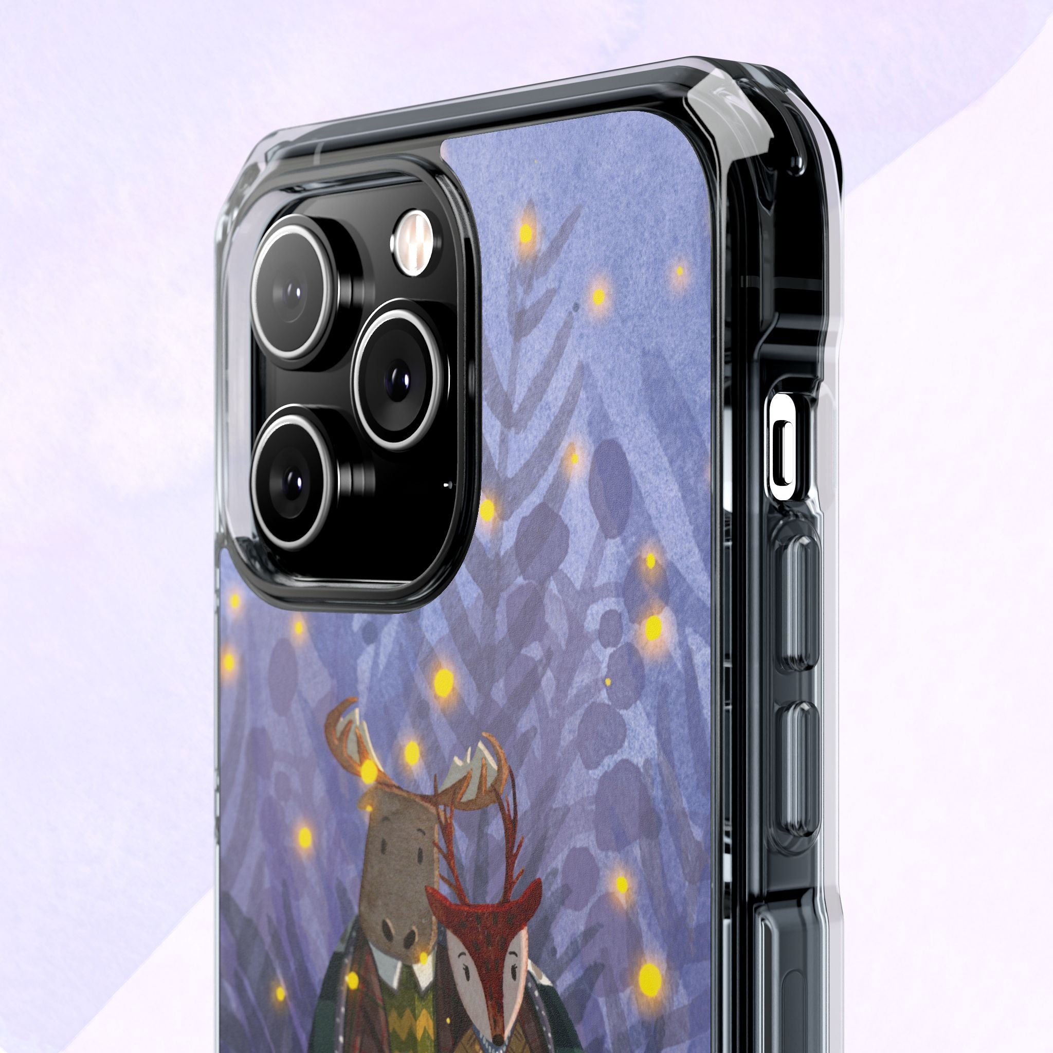 Cozy Animal Friends Phone Case - Magnetic Clear Impact Cases for Outdoorsy Animal Lovers, Perfect for Christmas, Gift Idea, Nature Vibes